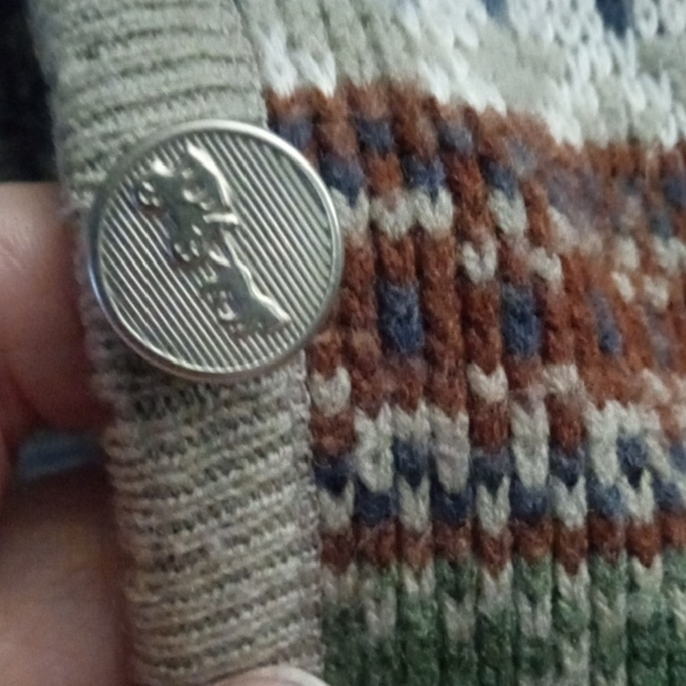 Tally Ho Multicolor Patterned Cardigan - Picture 3 of 5